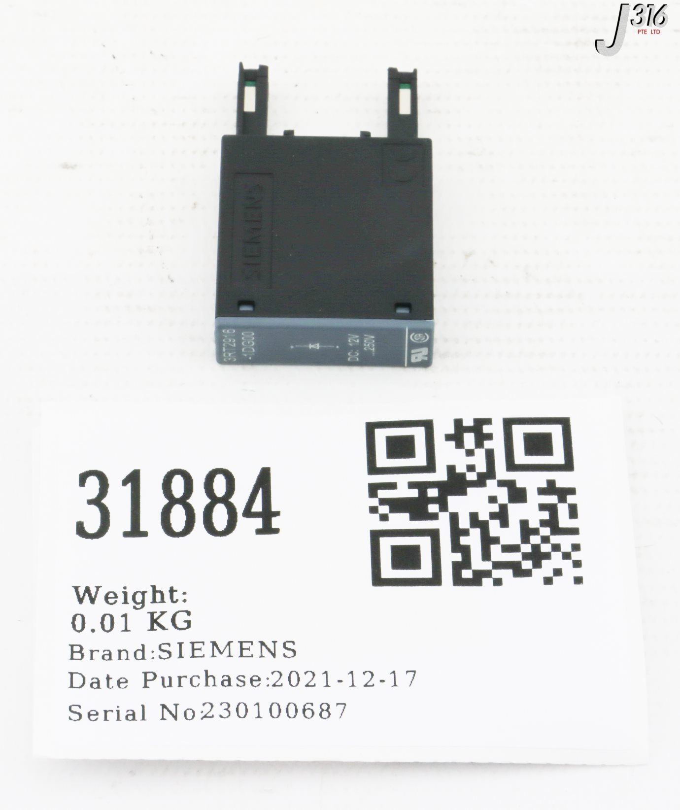 31884 SIEMENS SURGE SUPPRESSOR (NEW) 3RT2916-1DG00 | eBay